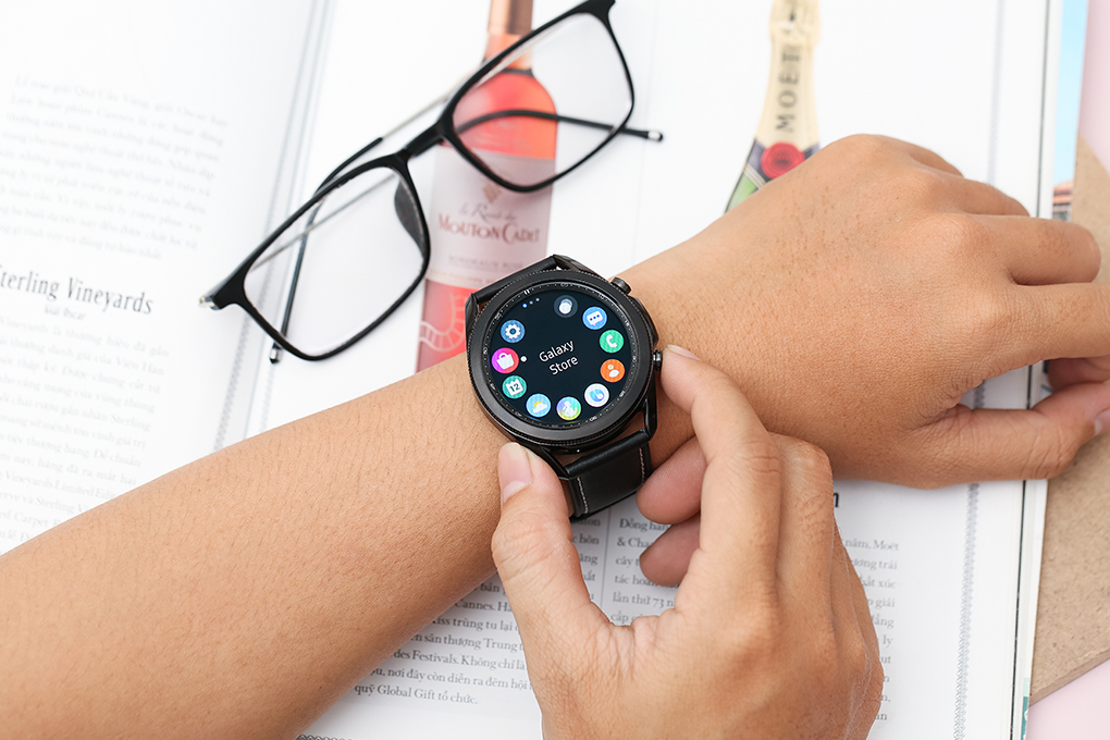 Đồng hồ thông minh Samsung Galaxy Watch 3 45mm Đen Màu Đen