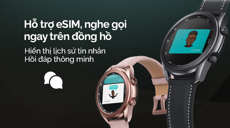 Đồng hồ thông minh Samsung Galaxy Watch 3 LTE 45mm Đen
