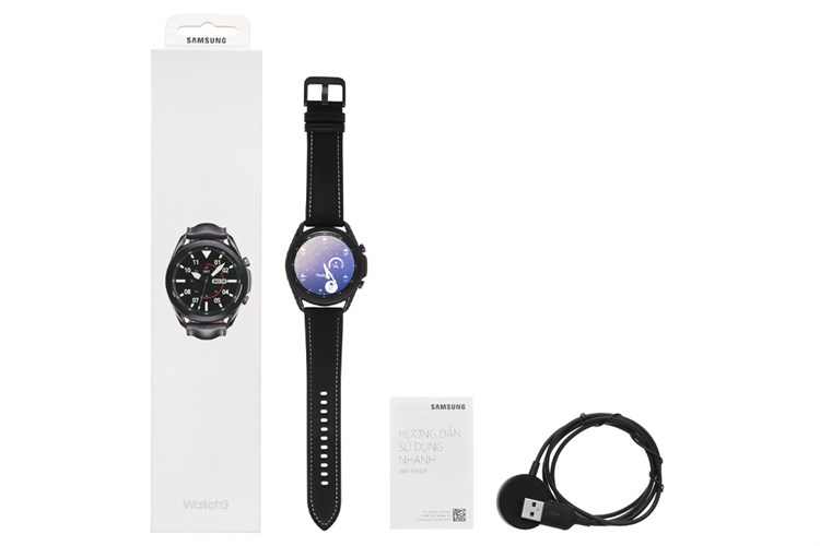 Đồng hồ thông minh Samsung Galaxy Watch 3 LTE 45mm Đen Màu Đen