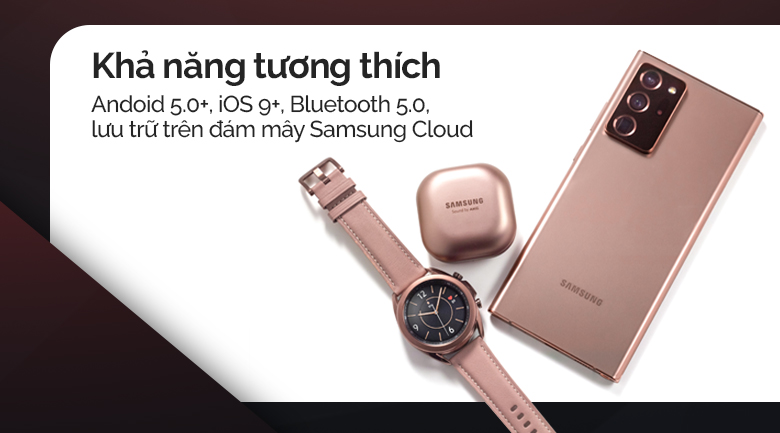 Đồng hồ thông minh Samsung Galaxy Watch 3 LTE 41mm Đen