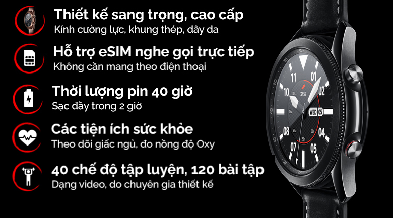 Samsung galaxy watch 3 lte esim hot sale