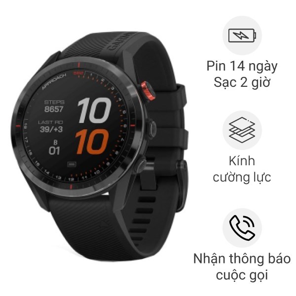 Garmin Approach S62 47mm dây silicone