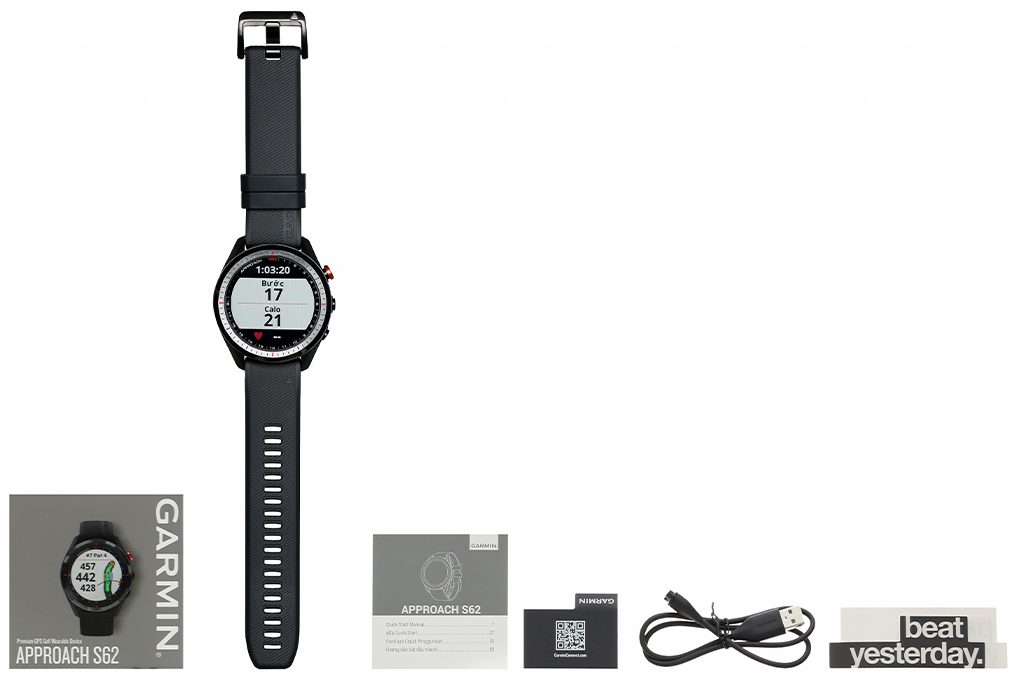 Siêu thị đồng hồ thông minh Garmin Approach S62 dây silicone