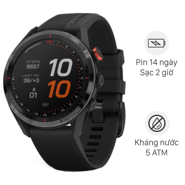 Đồng hồ thông minh Garmin Approach S62 dây silicone