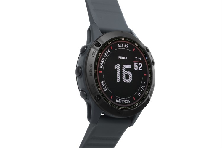 Đồng hồ thông minh Garmin Fenix 6 Pro Solar 47mm Xám Màu Xám