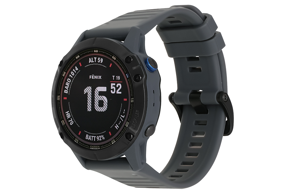 Mua đồng hồ thông minh Garmin Fenix 6 Pro Solar dây silicone