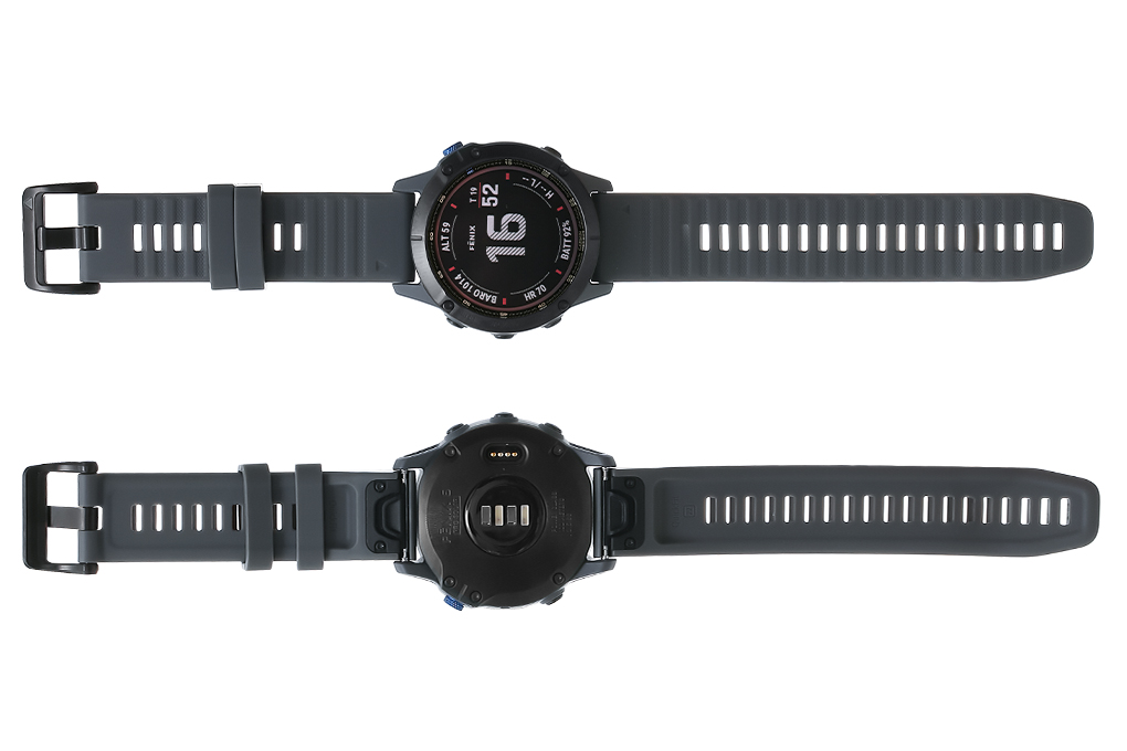 Đồng hồ thông minh Garmin Fenix 6 Pro Solar dây silicone chính hãng