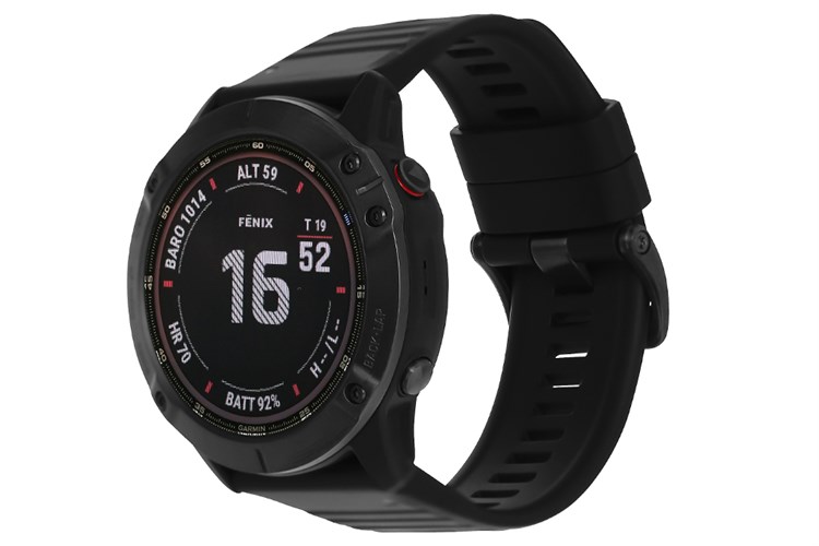 Đồng hồ thông minh Garmin Fenix 6X Sapphire 51mm Đen Màu Đen