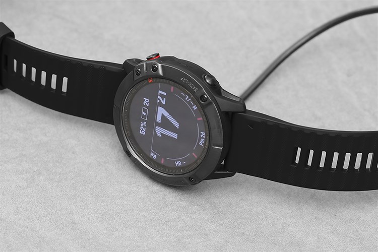 Đồng hồ thông minh Garmin Fenix 6X Sapphire 51mm Đen Màu Đen