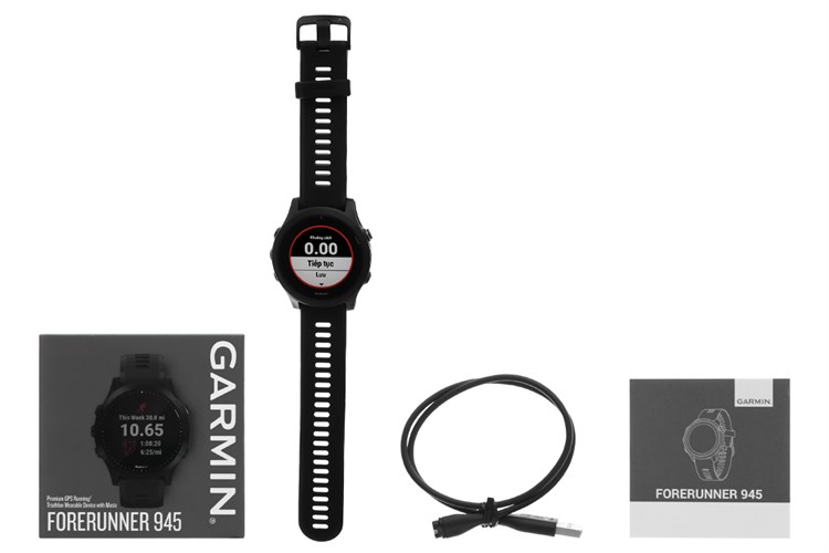 Đồng hồ thông minh Garmin Forerunner 945 47mm Màu Đen