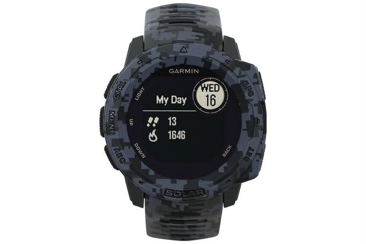 Đồng hồ thông minh Garmin Instinct Solar 45mm Xám Màu Xám