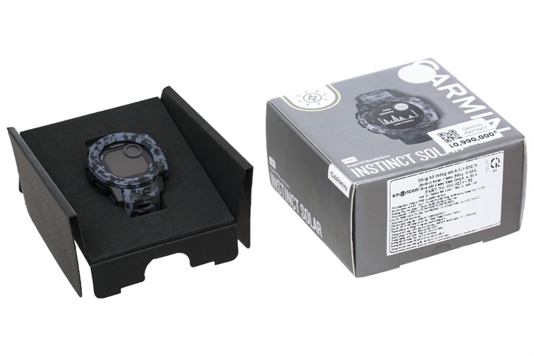 Đồng hồ thông minh Garmin Instinct Solar 45mm Xám Màu Xám