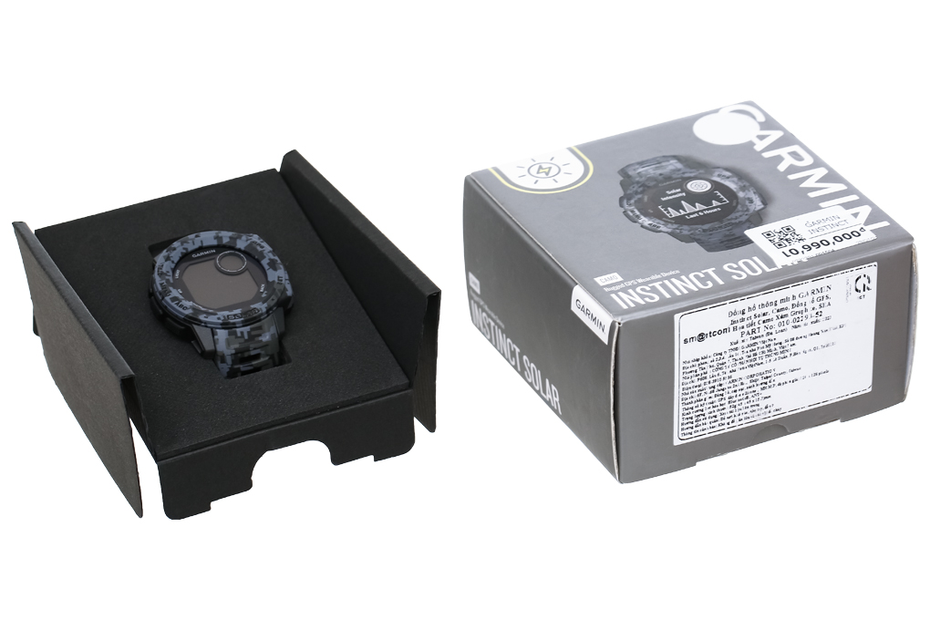 Đồng hồ thông minh Garmin Instinct Solar 45mm Xám Màu Xám