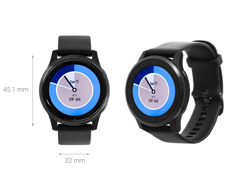 Đồng hồ thông minh Garmin Vivoactive 4 45mm Đen