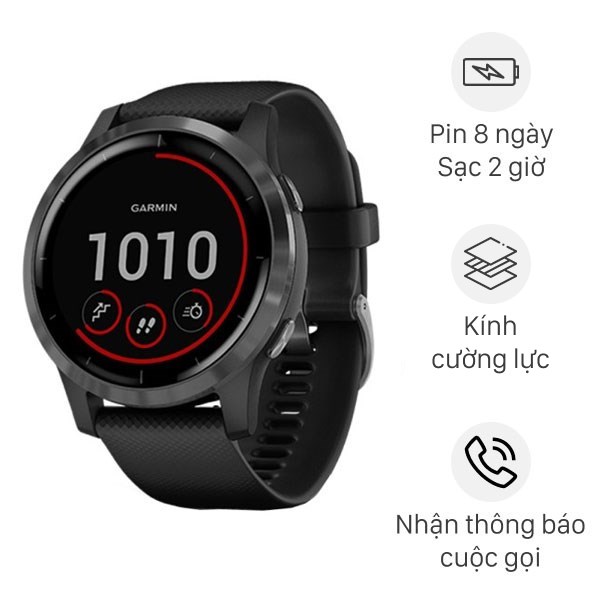 Đồng Hồ Thông Minh Garmin Vivoactive 4 45Mm Đen