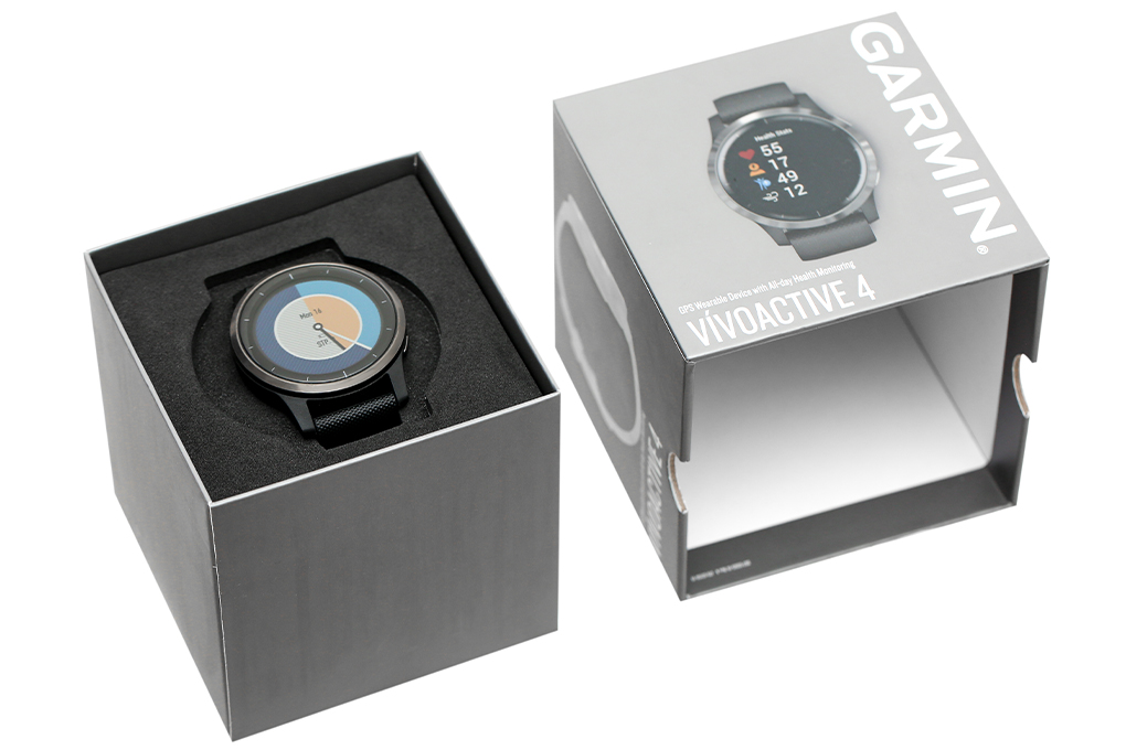 Đồng hồ thông minh Garmin Vivoactive 4 45mm Đen Màu Đen