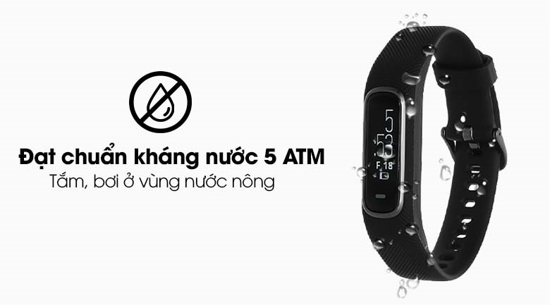 Vòng đeo tay thông minh Garmin Vivosmart 4 dây silicone