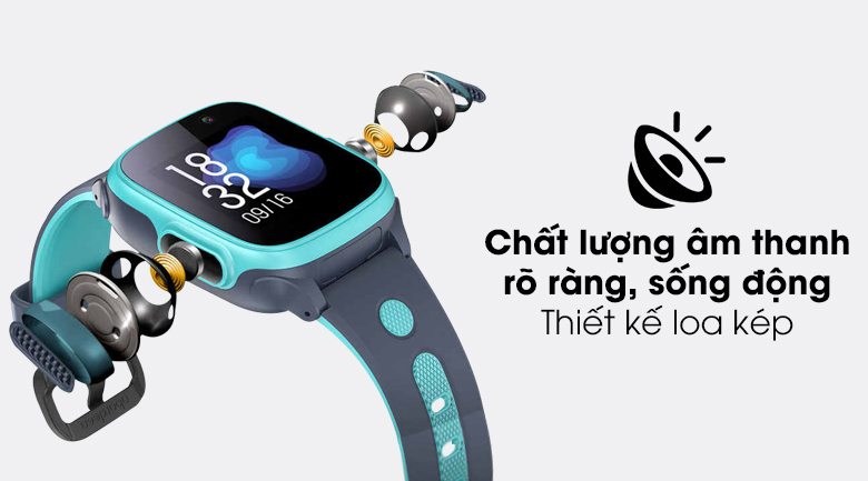 Đồng hồ định vị trẻ em 4G Abardeen T3 Xanh