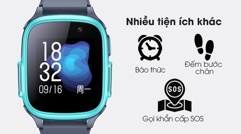 Đồng hồ định vị trẻ em 4G Abardeen T3 Xanh