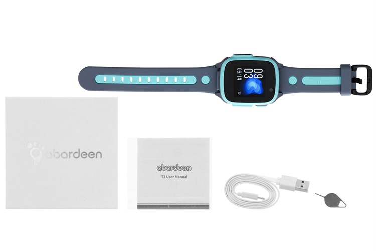 Đồng hồ định vị trẻ em 4G Abardeen T3 Xanh Màu Xanh Dương