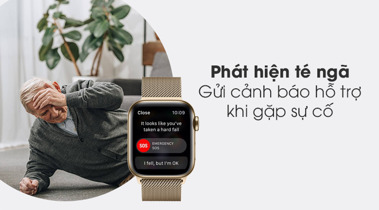 Đồng hồ thông minh Apple Watch S6 LTE 40mm viền thép dây thép
