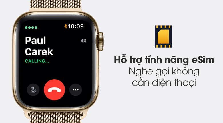 Đồng hồ thông minh Apple Watch S6 LTE 40mm viền thép dây thép