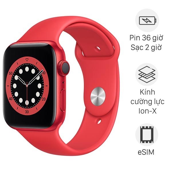apple watch s6 44mm red