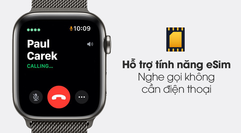 Đồng hồ thông minh Apple Watch S6 LTE 44mm viền thép dây thép