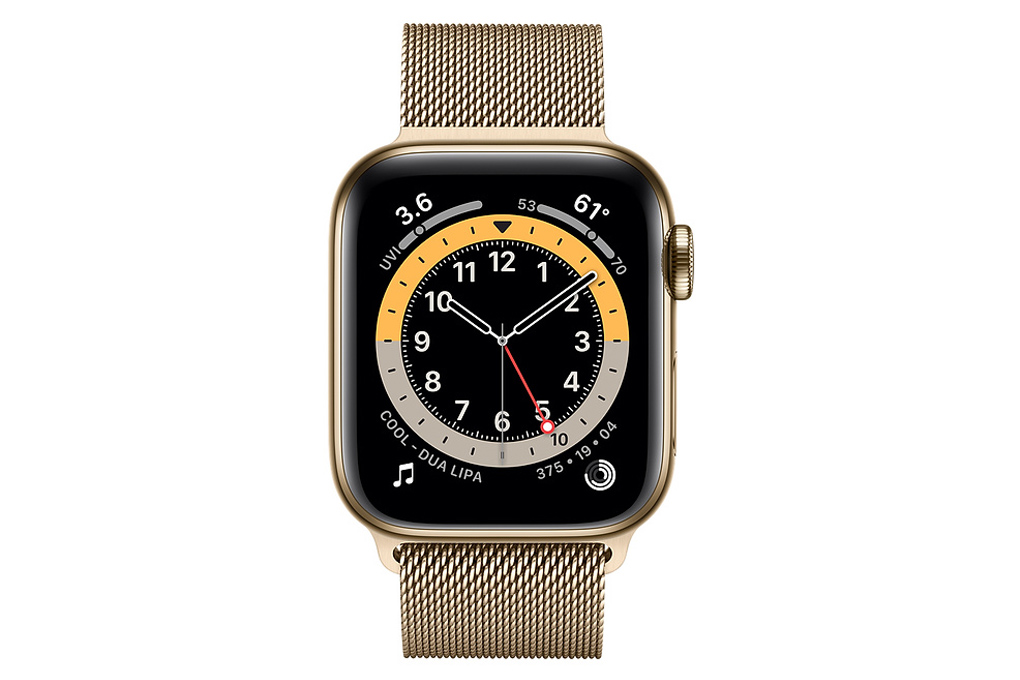 Đồng hồ thông minh Apple Watch S6 LTE 44mm viền thép dây thép - 4
