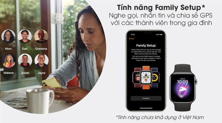Apple Watch S6 LTE có tính năng Family Setup tiện lợi