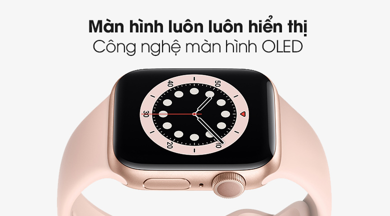 Apple Watch S6 40mm viền nhôm dây silicone