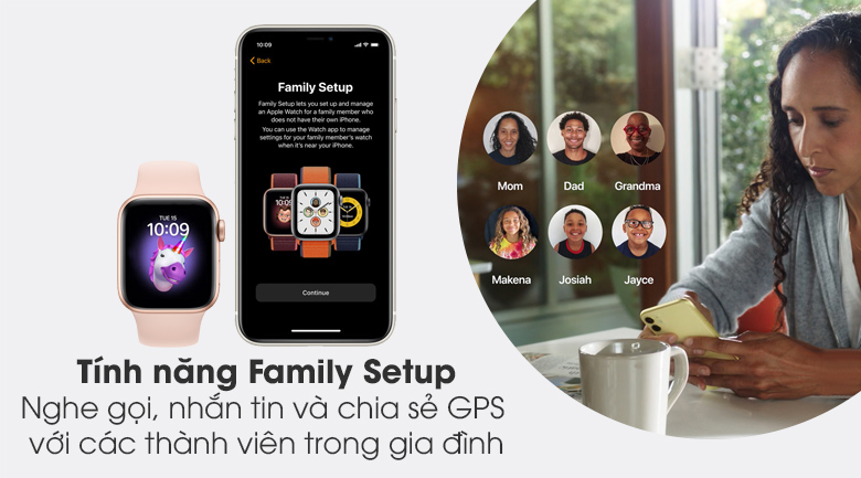 Apple Watch S6 có tính năng Family Setup