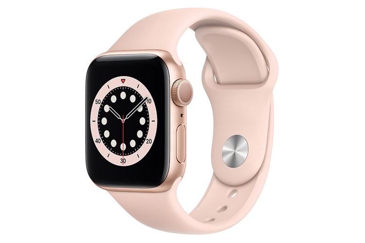 Đồng hồ thông minh Apple Watch S6 40mm viền nhôm dây silicone Màu Hồng