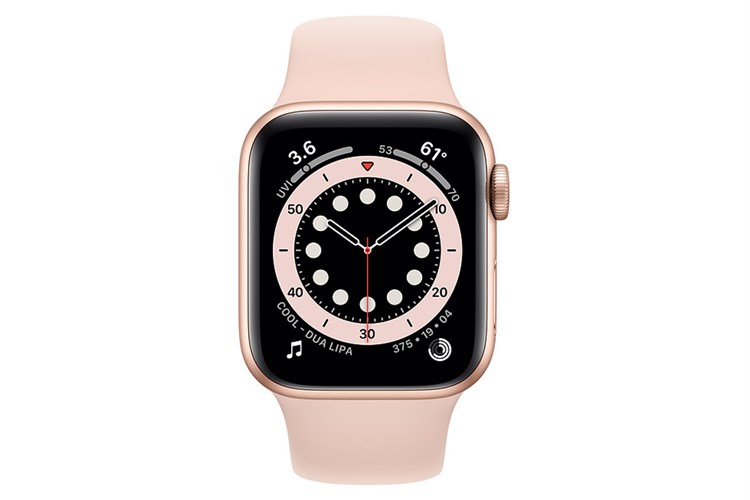 Đồng hồ thông minh Apple Watch S6 40mm viền nhôm dây silicone Màu Hồng