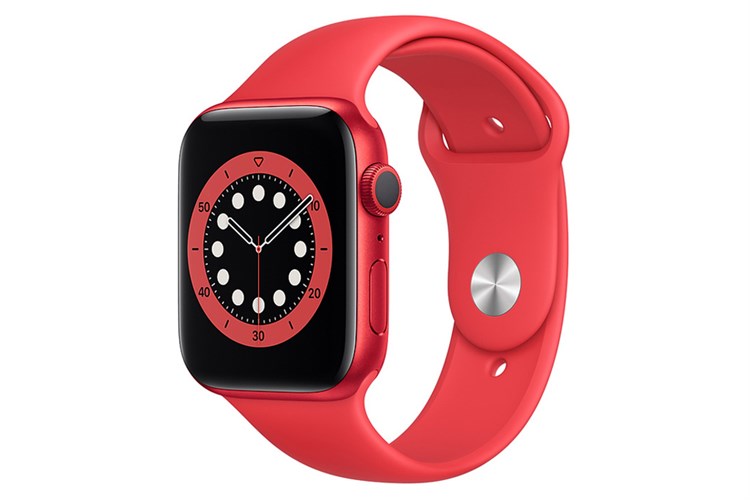 Đồng hồ thông minh Apple Watch S6 40mm viền nhôm dây silicone Màu Đỏ