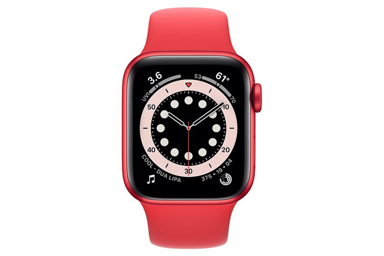 Đồng hồ thông minh Apple Watch S6 40mm viền nhôm dây silicone Màu Đỏ