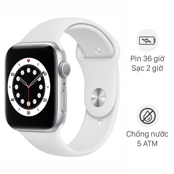 Apple Watch S6 40Mm Viền Nhôm Dây Cao Su