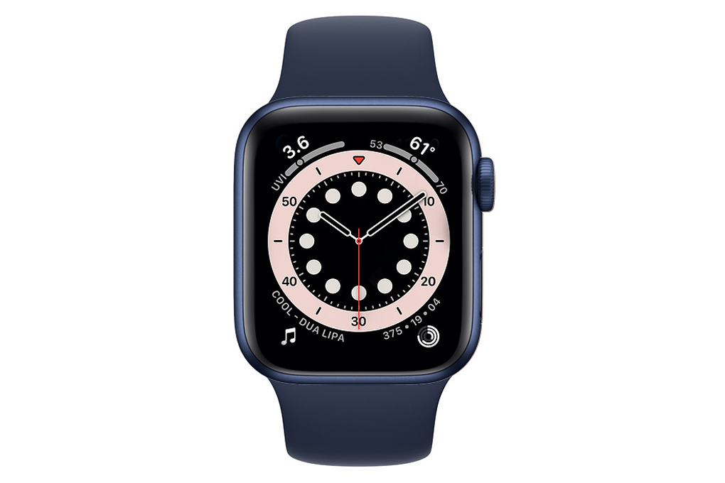 Đồng hồ thông minh Apple Watch S6 40mm viền nhôm dây silicone - 10
