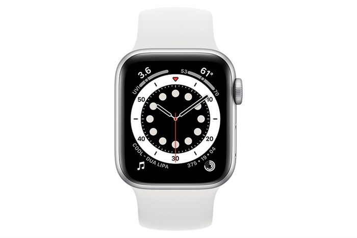 Đồng hồ thông minh Apple Watch S6 40mm viền nhôm dây silicone Màu Trắng