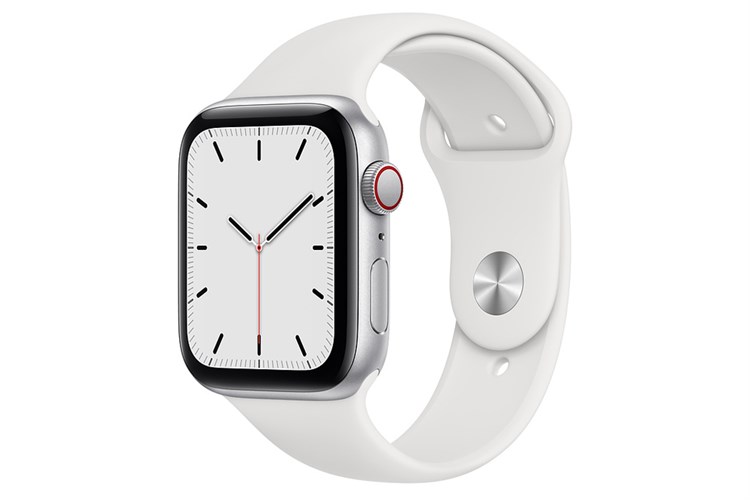 Đồng hồ thông minh Apple Watch SE LTE 44mm viền nhôm dây silicone Màu Trắng