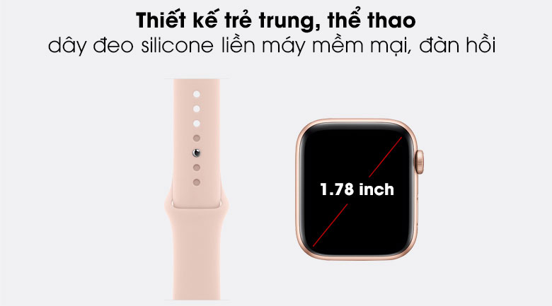Apple Watch SE LTE 44mm - Thiết kế