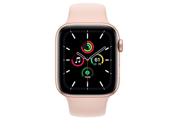 Đồng hồ thông minh Apple Watch SE LTE 44mm viền nhôm dây silicone Màu Hồng