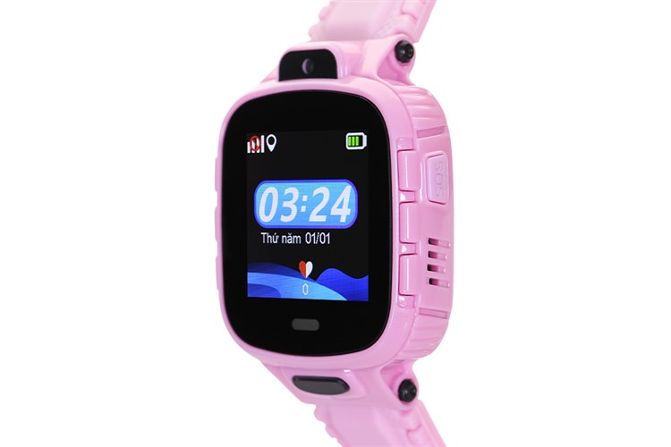 Đồng hồ định vị trẻ em Kidcare 26 hồng Màu Hồng
