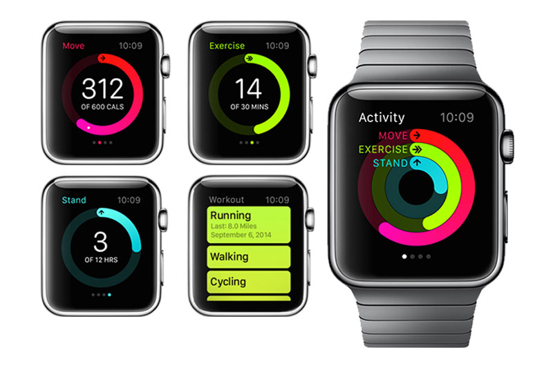 Apple Watch S3 GPS 42mm viền nhôm dây cao su trắng có các chế độ theo dõi sức khỏe