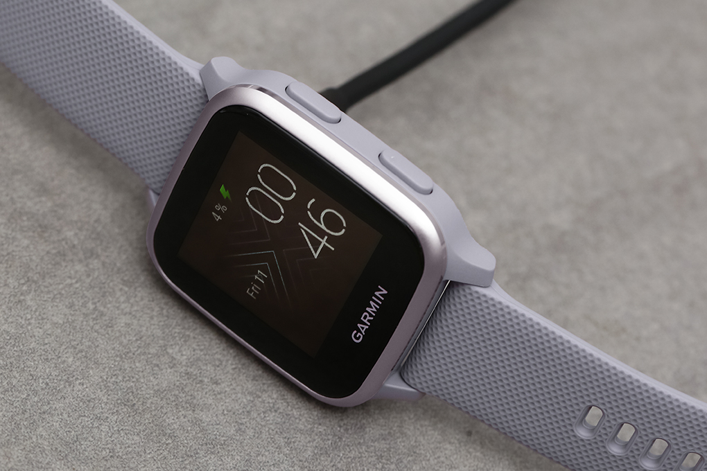 Đồng hồ thông minh Garmin Venu SQ 40.6mm Xám Màu Tím
