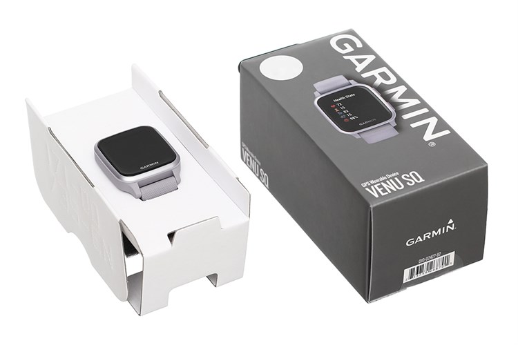 Đồng hồ thông minh Garmin Venu SQ 40.6mm Xám Màu Tím