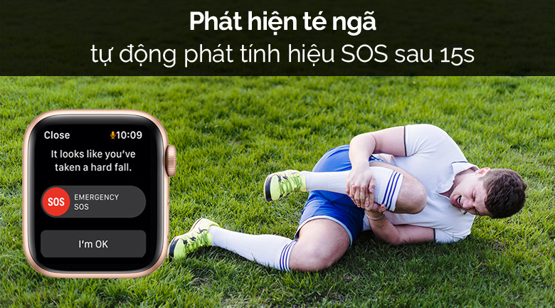 Đồng hồ thông minh Apple Watch S5 44mm viền nhôm dây cao su hồng