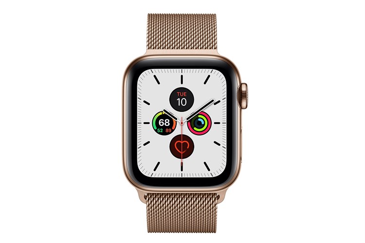Đồng hồ thông minh Apple Watch S5 LTE 44mm viền thép dây thép vàng