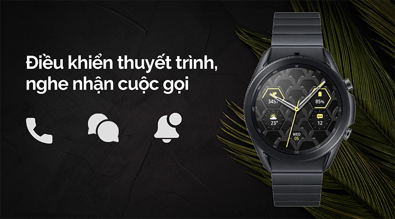 Đồng hồ thông minh Samsung Galaxy Watch3 Titanium 45mm Đen