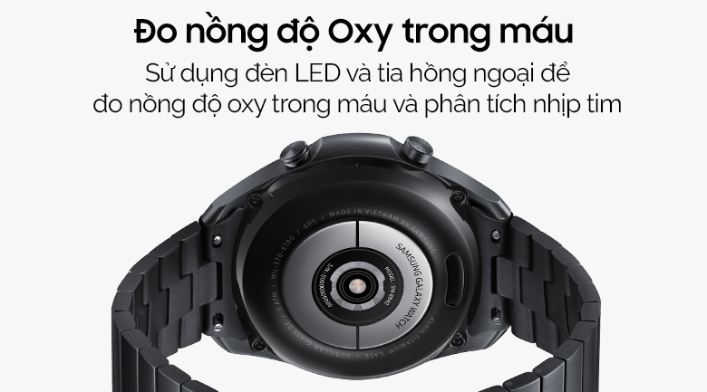 Đồng hồ thông minh Samsung Galaxy Watch3 Titanium 45mm Đen